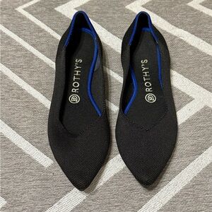 Rothy's Black Pointed Flats